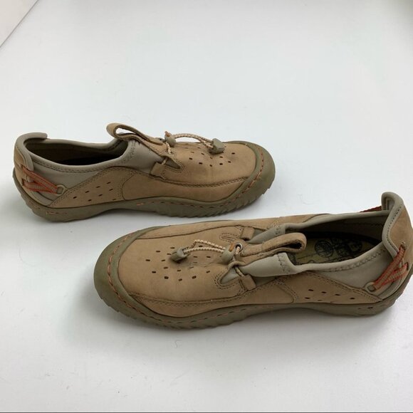 WIND River Beige Leather Slip Shoe Size 8 - Picture 4 of 9